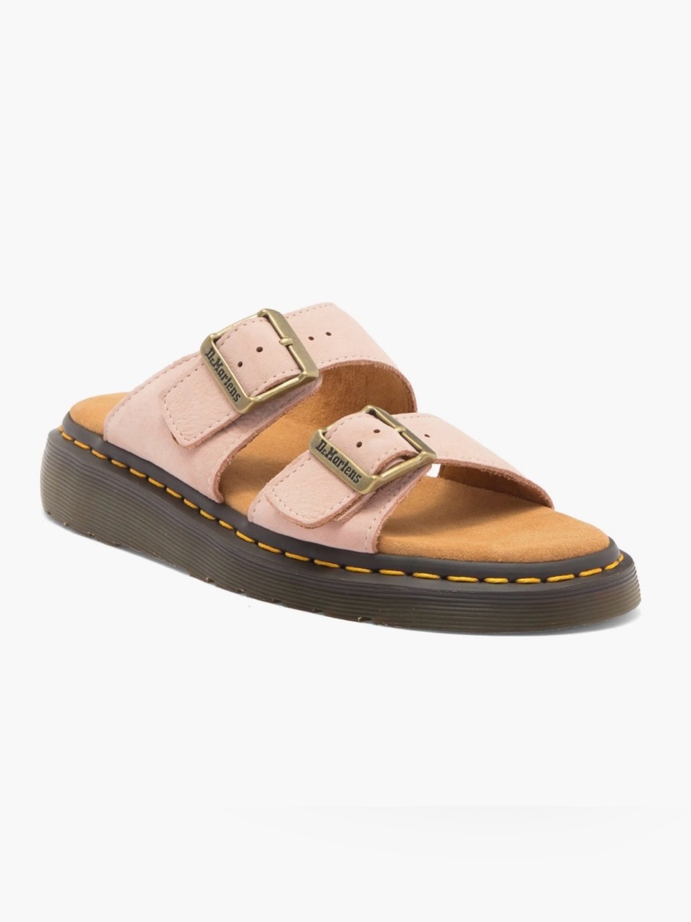 Dr. Martens Josef Nubuck Leather Slide Sandals Size 11